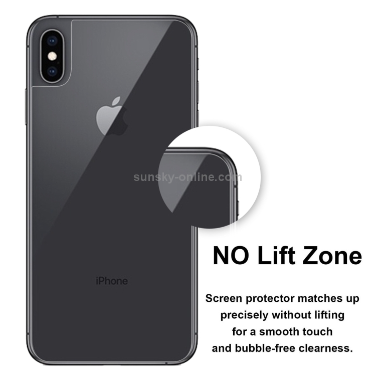 0.1mm HD Straight Edge PET Back Protector for iPhone XS Max 0.1mm HD Straight Edge PET Back Protector for iPhone XS Max