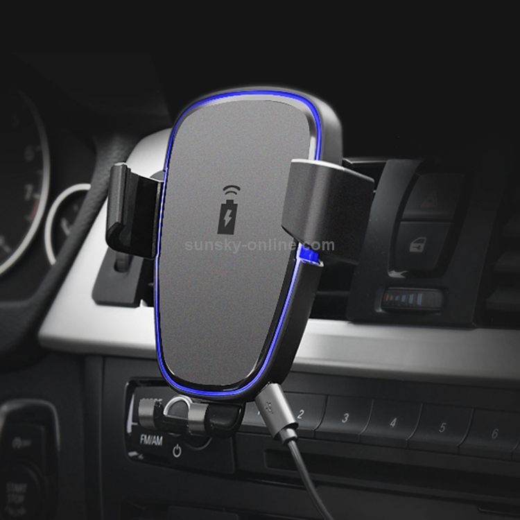 HAMTOD Air Outlet Mount Phone Holder Cradle 5-10W Fast Charging Wireless Car Charger HAMTOD Air Outlet Mount Phone Holder Cradle 5-10W Fast Charging Wireless Car Charger