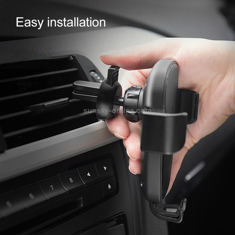 HAMTOD Air Outlet Mount Phone Holder Cradle 5-10W Fast Charging Wireless Car Charger HAMTOD Air Outlet Mount Phone Holder Cradle 5-10W Fast Charging Wireless Car Charger