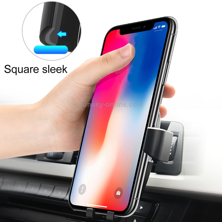 HAMTOD Air Outlet Mount Phone Holder Cradle 5-10W Fast Charging Wireless Car Charger HAMTOD Air Outlet Mount Phone Holder Cradle 5-10W Fast Charging Wireless Car Charger