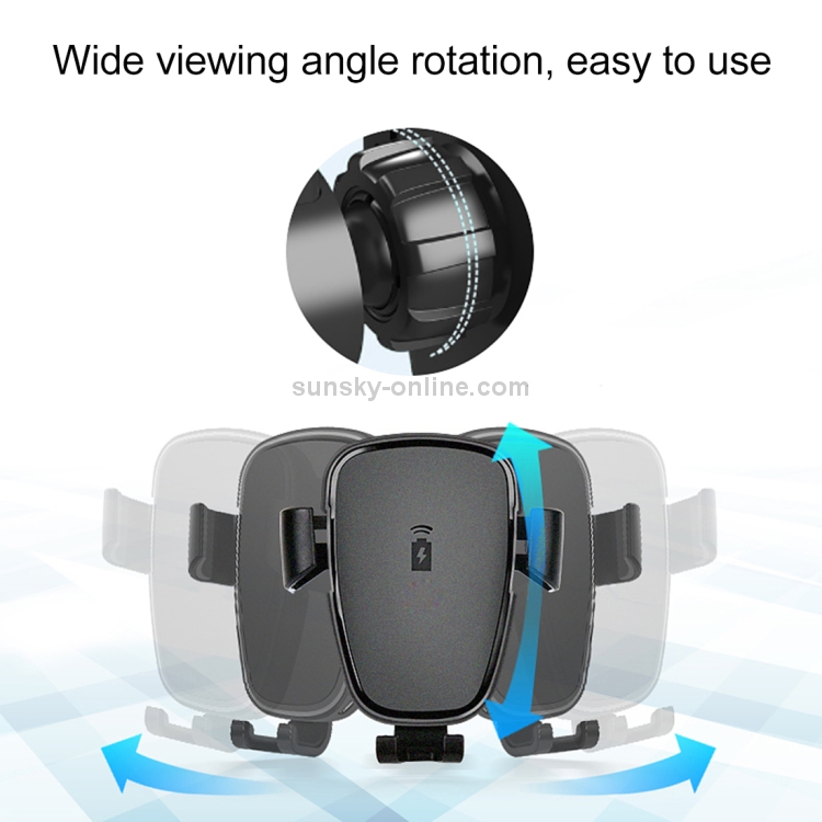 HAMTOD Air Outlet Mount Phone Holder Cradle 5-10W Fast Charging Wireless Car Charger HAMTOD Air Outlet Mount Phone Holder Cradle 5-10W Fast Charging Wireless Car Charger