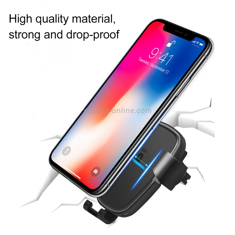 HAMTOD Air Outlet Mount Phone Holder Cradle 5-10W Fast Charging Wireless Car Charger HAMTOD Air Outlet Mount Phone Holder Cradle 5-10W Fast Charging Wireless Car Charger
