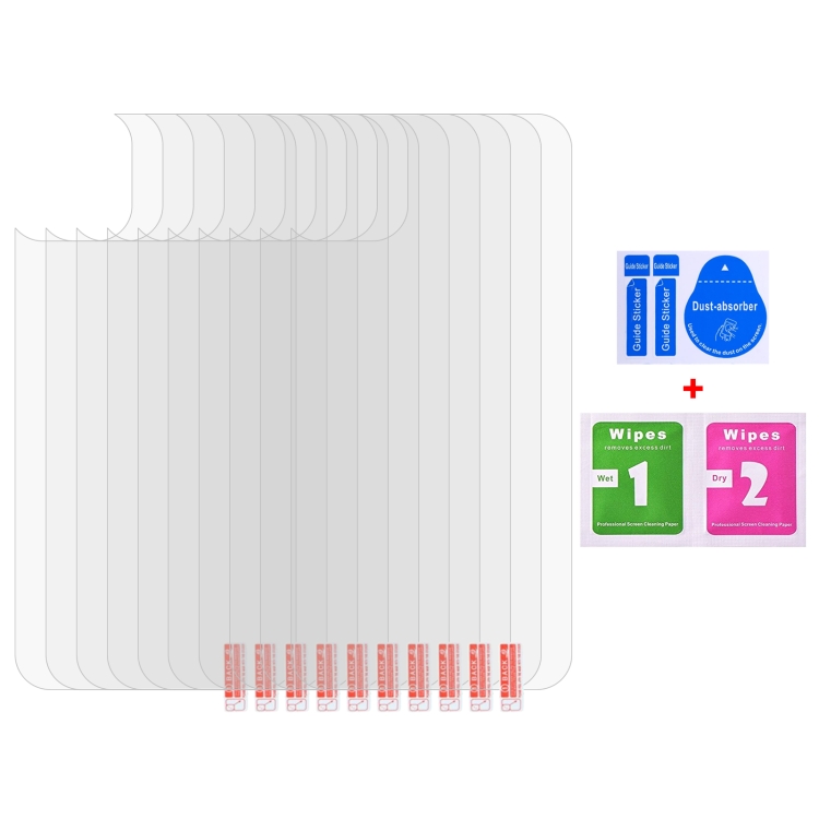 10 PCS For iPhone 11 Pro Max 9H 2.5D Half - Screen Transparent Mobile Phone Tempered Glass Film Back Film 10 PCS For iPhone 11 Pro Max 9H 2.5D Half - Screen Transparent Mobile Phone Tempered Glass Film Back Film