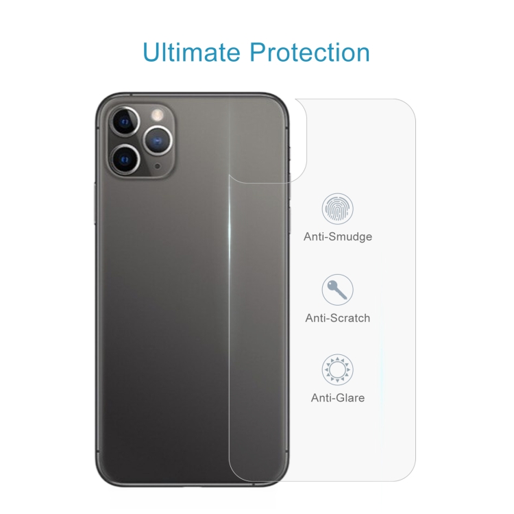 10 PCS For iPhone 11 Pro Max 9H 2.5D Half - Screen Transparent Mobile Phone Tempered Glass Film Back Film 10 PCS For iPhone 11 Pro Max 9H 2.5D Half - Screen Transparent Mobile Phone Tempered Glass Film Back Film