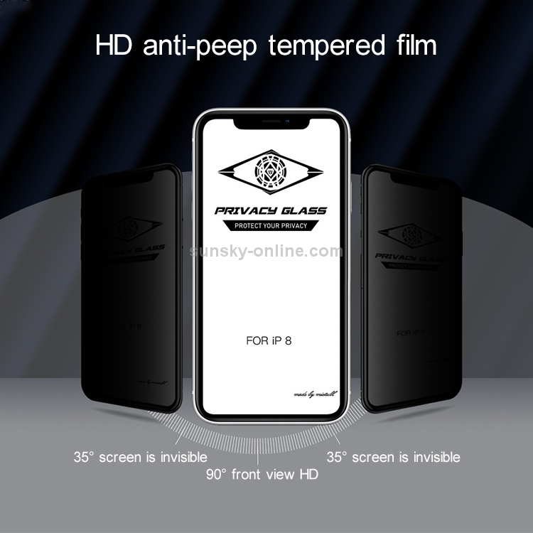 MIETUBL For iPhone 7 Plus / 8 Plus Anti-glare Full Screen Tempered Glass Film (Black) MIETUBL For iPhone 7 Plus / 8 Plus Anti-glare Full Screen Tempered Glass Film (Black)