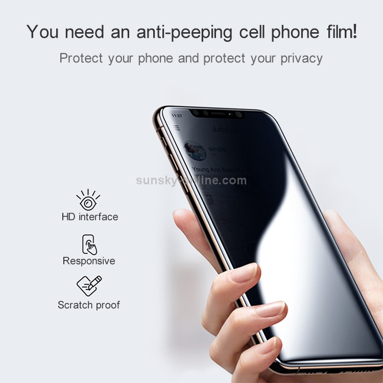 MIETUBL For iPhone 6 / 6s Anti-glare Full Screen Tempered Glass Film (White)