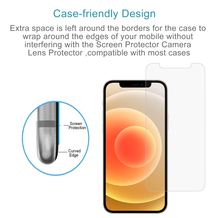 For iPhone 12 / 12 Pro 10pcs 0.26mm 9H 2.5D Tempered Glass Film (Slotted) For iPhone 12 / 12 Pro 10pcs 0.26mm 9H 2.5D Tempered Glass Film (Slotted)