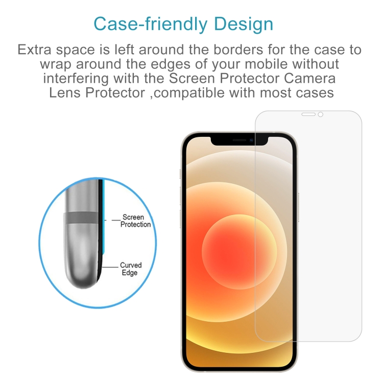 For iPhone 12 / 12 Pro 50pcs 0.26mm 9H 2.5D Tempered Glass Film (Open Hole) For iPhone 12 / 12 Pro 50pcs 0.26mm 9H 2.5D Tempered Glass Film (Open Hole)
