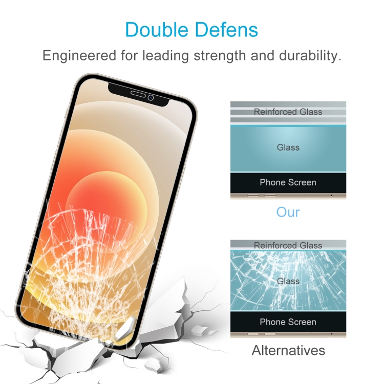 For iPhone 12 / 12 Pro 50pcs 0.26mm 9H 2.5D Tempered Glass Film (Open Hole) For iPhone 12 / 12 Pro 50pcs 0.26mm 9H 2.5D Tempered Glass Film (Open Hole)