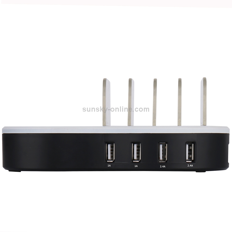 JHW08 Desktop 4-port USB Charge Dock Wireless Charging Station with LED Indicator JHW08 Desktop 4-port USB Charge Dock Wireless Charging Station with LED Indicator