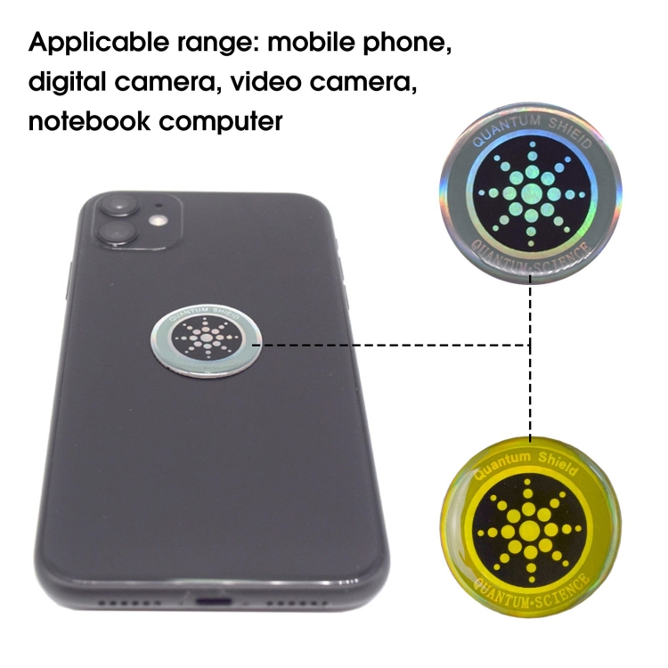 Anti Electromagnetic Radiation Mobile Phone Sticker (Gold) Anti Electromagnetic Radiation Mobile Phone Sticker (Gold)