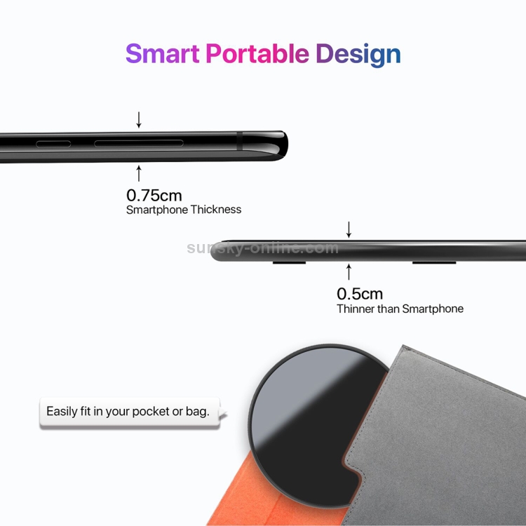 [HK Warehouse] UMIDIGI Q1 10W Fast Charging Qi Wireless Charger Pad with Data Cable