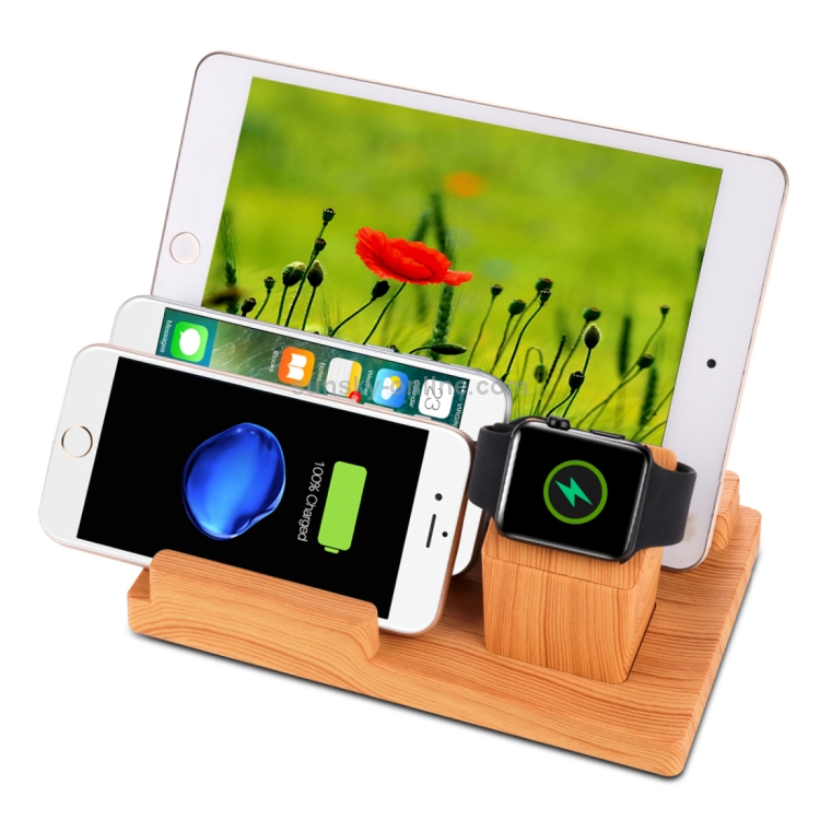 Bamboo 5V 1A/2.4A Multiple USB Ports Charging Station Dock Organizer with Indicator Bamboo 5V 1A/2.4A Multiple USB Ports Charging Station Dock Organizer with Indicator