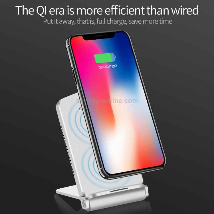 Q200 5W ABS + PC Fast Charging Qi Wireless Fold Charger Pad(Black) Q200 5W ABS + PC Fast Charging Qi Wireless Fold Charger Pad(Black)