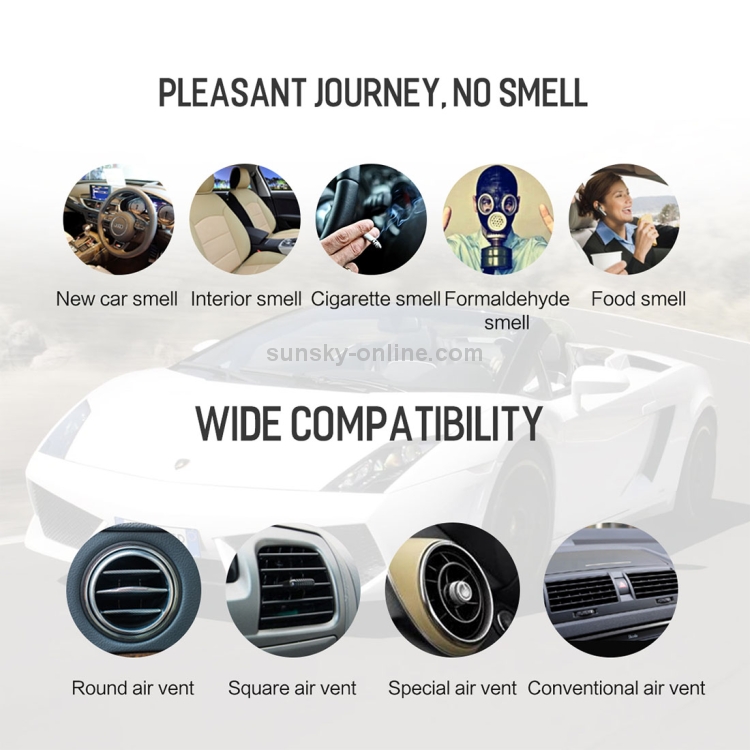 ROCK Universal Car Air Vent Clamp Style Natural Mineral Zeolite Perfume Car Interior Fragrance (Blue) ROCK Universal Car Air Vent Clamp Style Natural Mineral Zeolite Perfume Car Interior Fragrance (Blue)