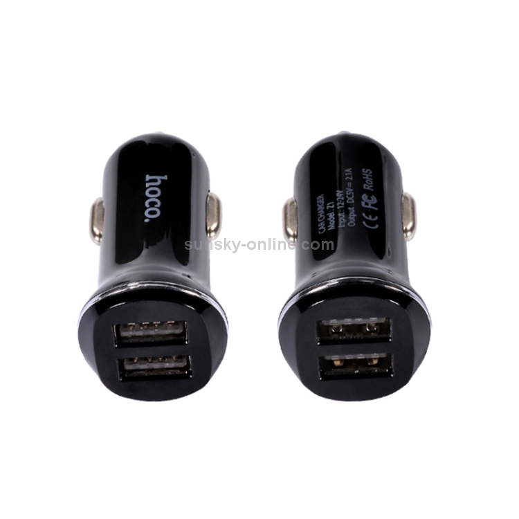 hoco Z1 2.1A Dual Ports Smart Car Charger hoco Z1 2.1A Dual Ports Smart Car Charger
