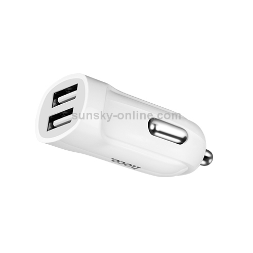 hoco Z2A 2.4A Dual Ports Smart Car Charger with 1m Micro USB Cable hoco Z2A 2.4A Dual Ports Smart Car Charger with 1m Micro USB Cable
