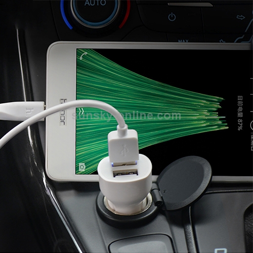hoco Z2A 2.4A Dual Ports Smart Car Charger with 1m Micro USB Cable hoco Z2A 2.4A Dual Ports Smart Car Charger with 1m Micro USB Cable