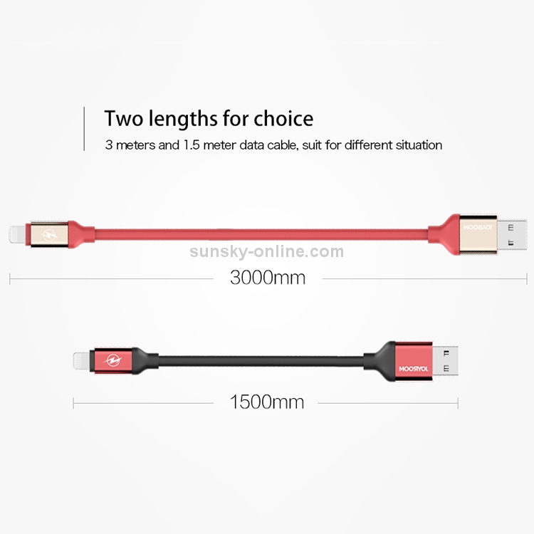 JOYROOM JR-S318 1.5m 2.1A 8 Pin to USB Data Sync Charging Cable JOYROOM JR-S318 1.5m 2.1A 8 Pin to USB Data Sync Charging Cable
