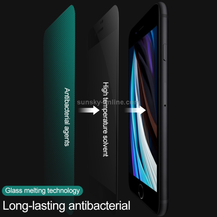 MOMAX For iPhone SE 2020 0.3mm 3D Sterilization Tempered Glass Film MOMAX For iPhone SE 2020 0.3mm 3D Sterilization Tempered Glass Film