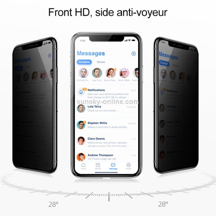 MOMAX For iPhone 11 Pro Max 9H 3D Anti-glare Tempered Glass Film MOMAX For iPhone 11 Pro Max 9H 3D Anti-glare Tempered Glass Film