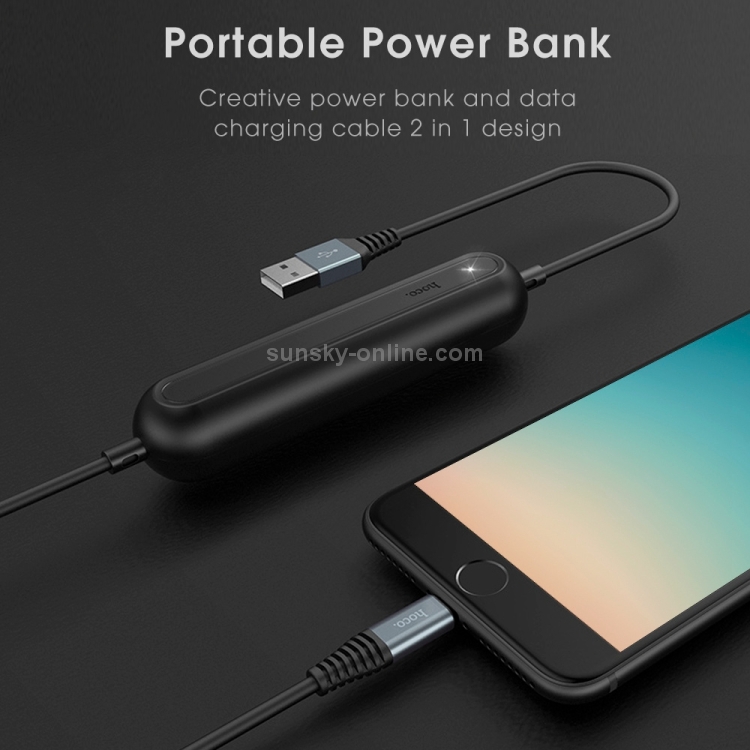 hoco U22 1.2m U Bei Power Bank with 8 Pin Cable hoco U22 1.2m U Bei Power Bank with 8 Pin Cable
