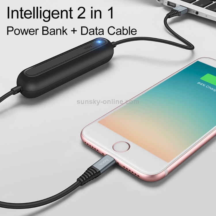 hoco U22 1.2m U Bei Power Bank with 8 Pin Cable hoco U22 1.2m U Bei Power Bank with 8 Pin Cable