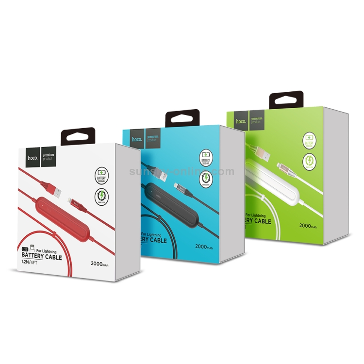 hoco U22 1.2m U Bei Power Bank with 8 Pin Cable hoco U22 1.2m U Bei Power Bank with 8 Pin Cable