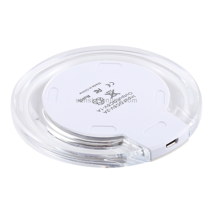 FANTASY 5V 1A Output Qi Standard Ultra-thin Wireless Charger with Charging Indicator, Support QI Standard Phones(White) FANTASY 5V 1A Output Qi Standard Ultra-thin Wireless Charger with Charging Indicator, Support QI Standard Phones(White)