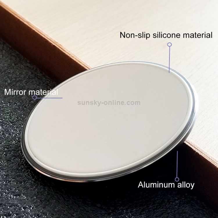 HAMTOD P6 Round 10W Fast Charging Qi Wireless Charger Pad with Indicator Light HAMTOD P6 Round 10W Fast Charging Qi Wireless Charger Pad with Indicator Light
