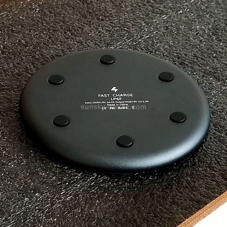 HAMTOD P6 Round 10W Fast Charging Qi Wireless Charger Pad with Indicator Light HAMTOD P6 Round 10W Fast Charging Qi Wireless Charger Pad with Indicator Light