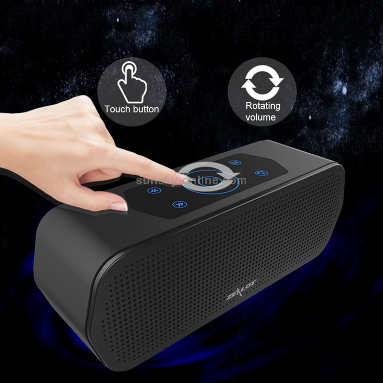 ZEALOT S20 IPX5 Waterproof Dustproof 3D Surround Bass Stereo Touch Control Bluetooth Speaker, Support TF Card, AUX ZEALOT S20 IPX5 Waterproof Dustproof 3D Surround Bass Stereo Touch Control Bluetooth Speaker, Support TF Card, AUX