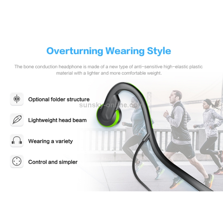 ZH01 Wire Control Bone Conduction 3.5mm Over the Ear Headphone Headset with Mic ZH01 Wire Control Bone Conduction 3.5mm Over the Ear Headphone Headset with Mic