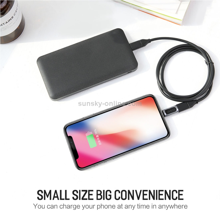 ROCK 2.1A Portable USB-C/Type-C to 8 Pin Audio Converter Earphone Adapter ROCK 2.1A Portable USB-C/Type-C to 8 Pin Audio Converter Earphone Adapter