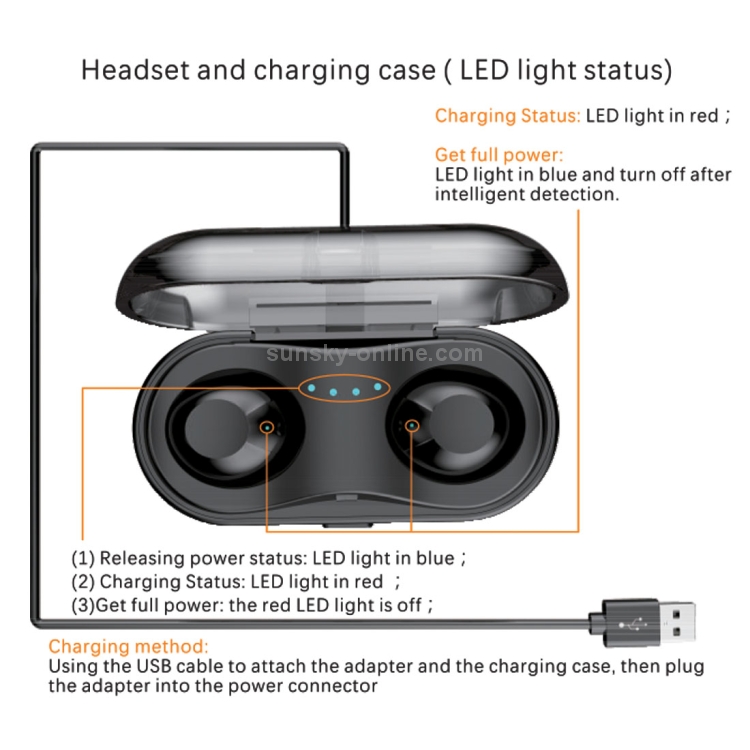 HBQ-Q18 Touch Wireless Bluetooth V4.2+EDR Stereo Music Bluetooth Headset with Charging Box HBQ-Q18 Touch Wireless Bluetooth V4.2+EDR Stereo Music Bluetooth Headset with Charging Box