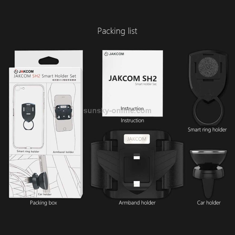 JAKCOM SH2 Smart Holder Set Car GPS Phone Holder Mount Desktop Stand Armband JAKCOM SH2 Smart Holder Set Car GPS Phone Holder Mount Desktop Stand Armband