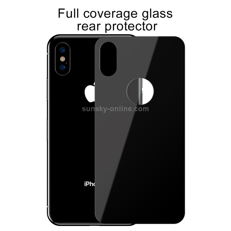 For iPhone X / XS Baseus 0.3mm Full Coverage Curved Screen Tempered Glass Back Screen Film(Black) For iPhone X / XS Baseus 0.3mm Full Coverage Curved Screen Tempered Glass Back Screen Film(Black)