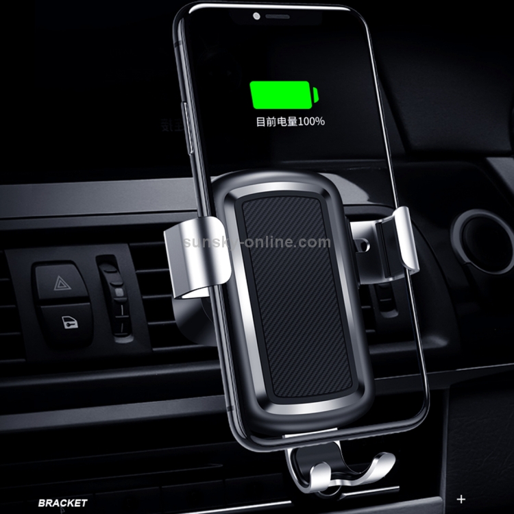 JOYROOM HL-ZS006 Shield Series 10W Clamping Gravity Holder Car Air Vent Mount Wireless Charger JOYROOM HL-ZS006 Shield Series 10W Clamping Gravity Holder Car Air Vent Mount Wireless Charger
