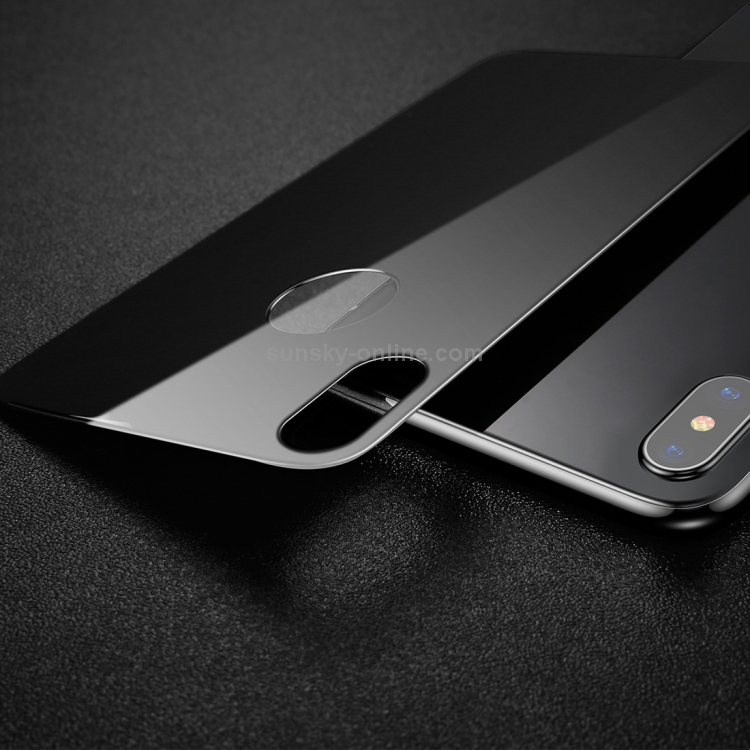 For iPhone XS Max Baseus 0.3mm 9H Full Screen Tempered Glass Film Set Front Film 0.3mm Black Trim + Back Film 0.3mm Black Trim(Black) For iPhone XS Max Baseus 0.3mm 9H Full Screen Tempered Glass Film Set Front Film 0.3mm Black Trim + Back Film 0.3mm Black Trim(Black)