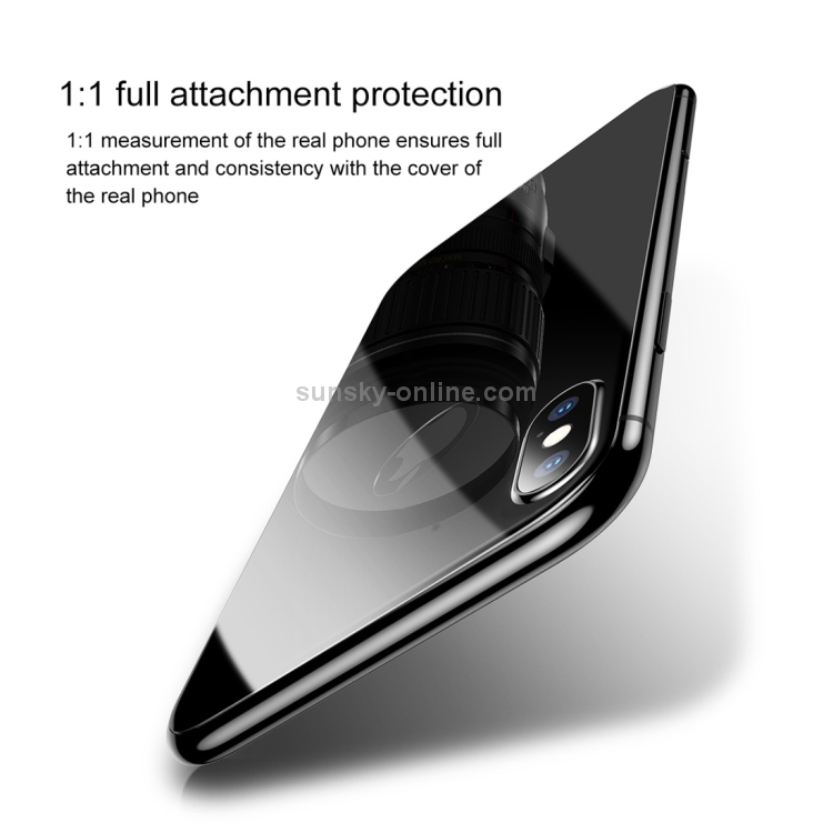 For iPhone XS Max Baseus 0.3mm 9H Full Screen Tempered Glass Film Set Front Film 0.3mm Black Trim + Back Film 0.3mm Black Trim(Black) For iPhone XS Max Baseus 0.3mm 9H Full Screen Tempered Glass Film Set Front Film 0.3mm Black Trim + Back Film 0.3mm Black Trim(Black)