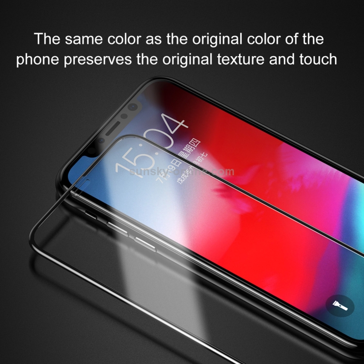 For iPhone XS Max Baseus 0.3mm 9H Full Screen Tempered Glass Film Set Front Film 0.3mm Black Trim + Back Film 0.3mm Black Trim(Black) For iPhone XS Max Baseus 0.3mm 9H Full Screen Tempered Glass Film Set Front Film 0.3mm Black Trim + Back Film 0.3mm Black Trim(Black)