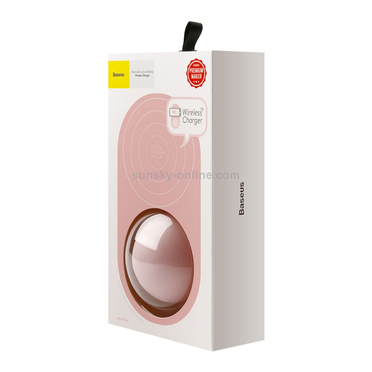 Baseus Desktop 10W Max Wireless Charger Pad with Mushroom Night Light Baseus Desktop 10W Max Wireless Charger Pad with Mushroom Night Light