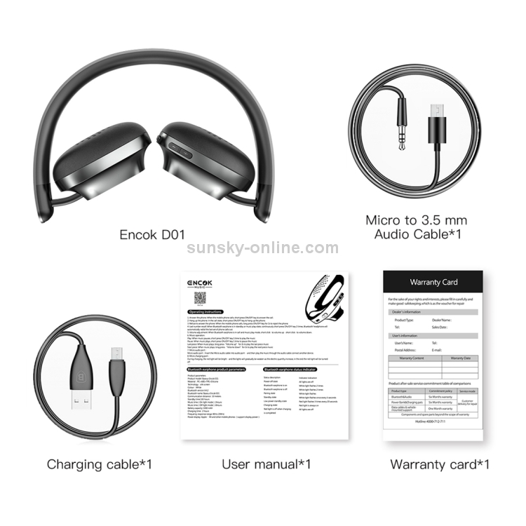 Baseus Encok D01 Headband Bluetooth / wired earphone dual mode Headphone Headset with Mic Baseus Encok D01 Headband Bluetooth / wired earphone dual mode Headphone Headset with Mic