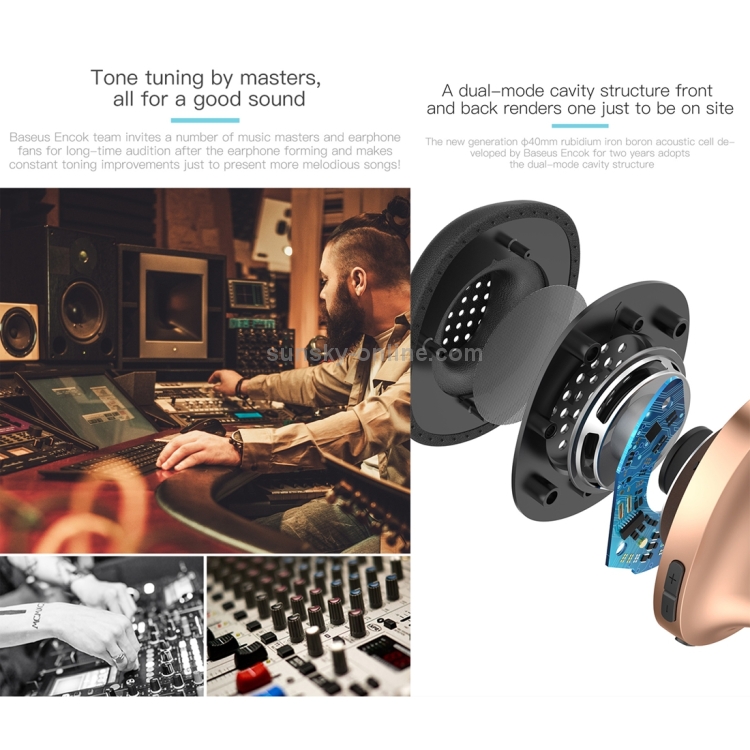 Baseus Encok D01 Headband Bluetooth / wired earphone dual mode Headphone Headset with Mic Baseus Encok D01 Headband Bluetooth / wired earphone dual mode Headphone Headset with Mic