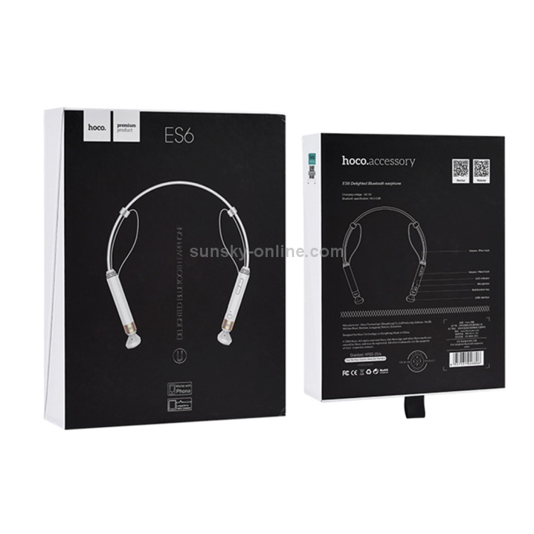 hoco ES6 Sporting In-Ear Wireless Bluetooth Earphones with Mic hoco ES6 Sporting In-Ear Wireless Bluetooth Earphones with Mic