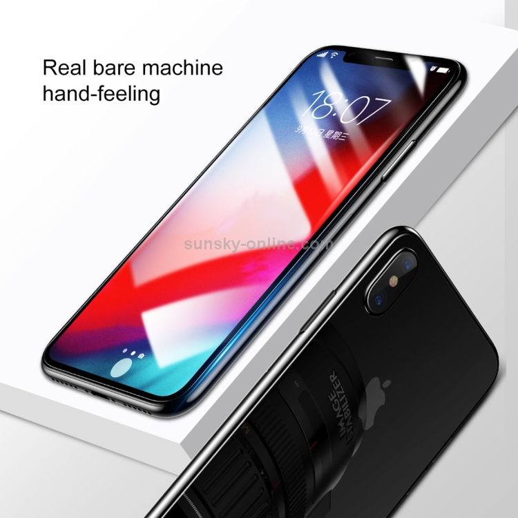 For iPhone X / XS Baseus 0.3mm 9H Tempered Glass Film Set Front Film + Back Film For iPhone X / XS Baseus 0.3mm 9H Tempered Glass Film Set Front Film + Back Film
