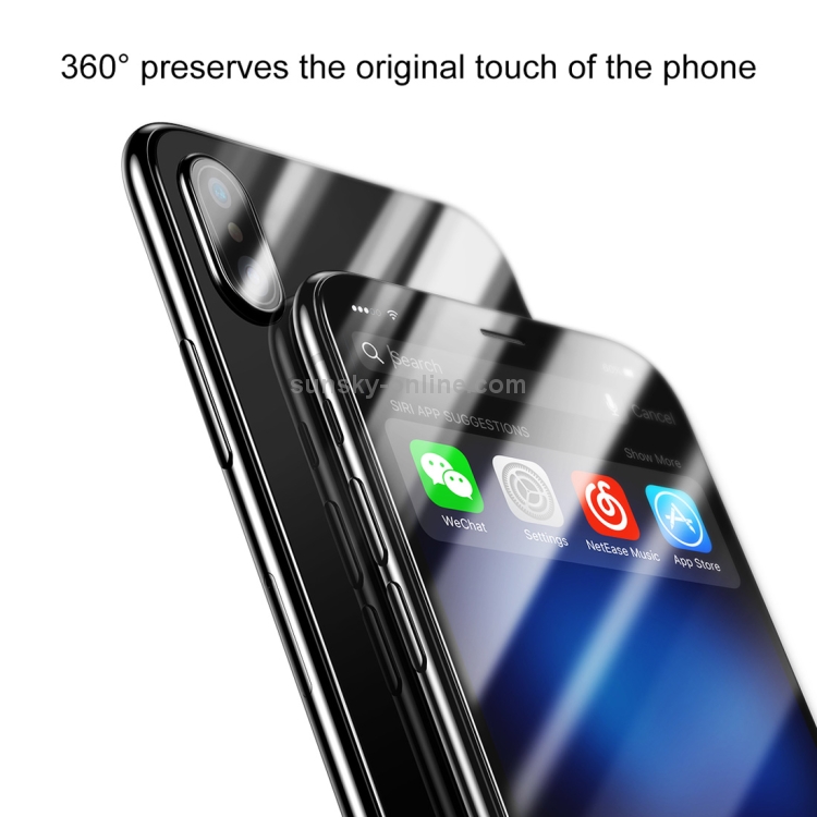 For iPhone X / XS Baseus 0.3mm 9H Tempered Glass Film Set Front Film + Back Film For iPhone X / XS Baseus 0.3mm 9H Tempered Glass Film Set Front Film + Back Film
