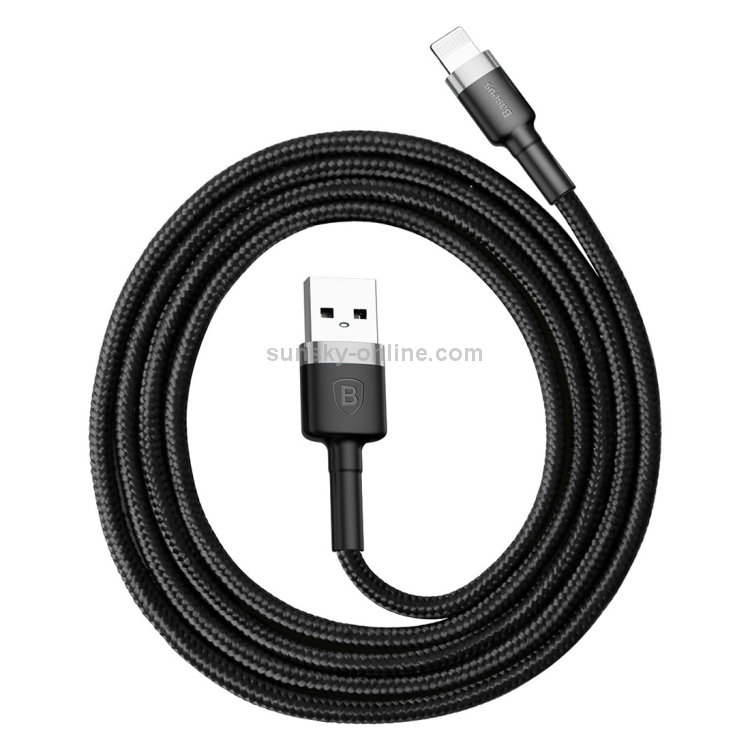 Baseus 2.4A 1m USB to 8 Pin High Density Nylon Weave USB Cable for iPhone, iPad Baseus 2.4A 1m USB to 8 Pin High Density Nylon Weave USB Cable for iPhone, iPad