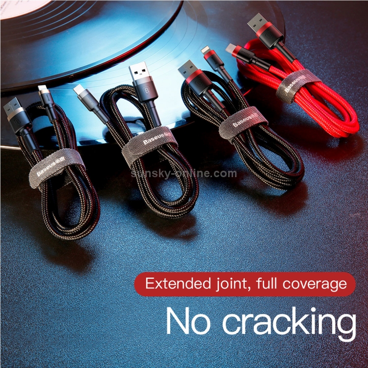 Baseus 2.4A 0.5m USB to 8 Pin High Density Nylon Weave USB Cable Baseus 2.4A 0.5m USB to 8 Pin High Density Nylon Weave USB Cable