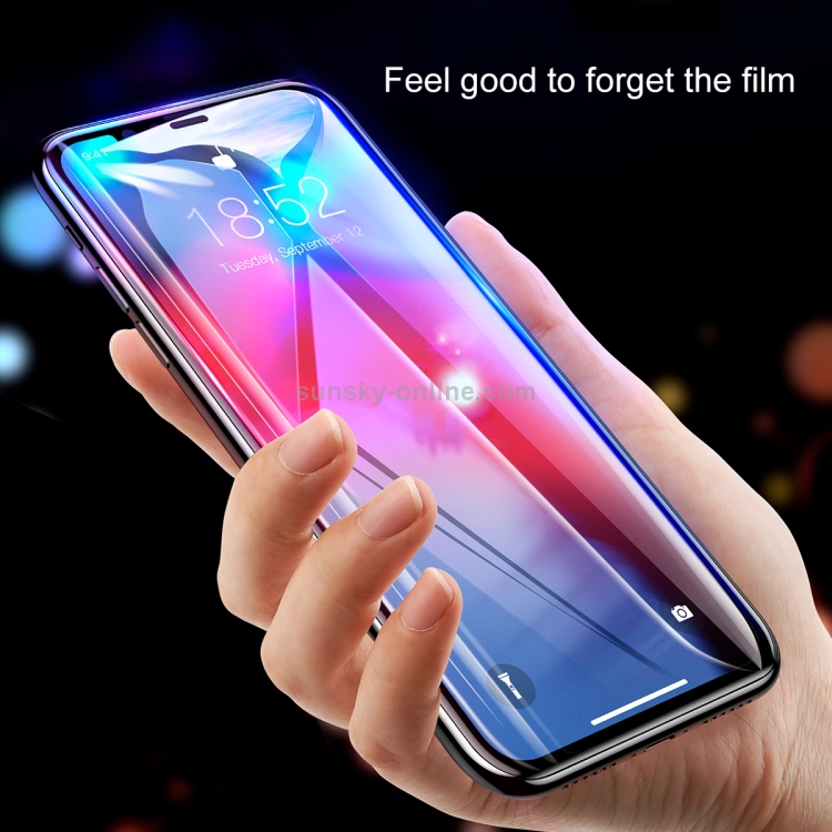 For iPhone 11 / XR Baseus 0.3mm Full Screen Anti Blue-ray Tempered Glass Film(Black) For iPhone 11 / XR Baseus 0.3mm Full Screen Anti Blue-ray Tempered Glass Film(Black)